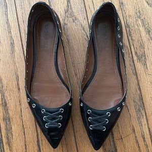 Coach Valerie black flats